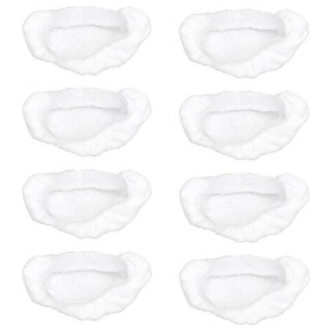 8 Coussinets de Vapeur à Vapeur Utilisés pour les Chiffons de Nettoyage en Microfibre Lavable et de Plancher. (1/5)