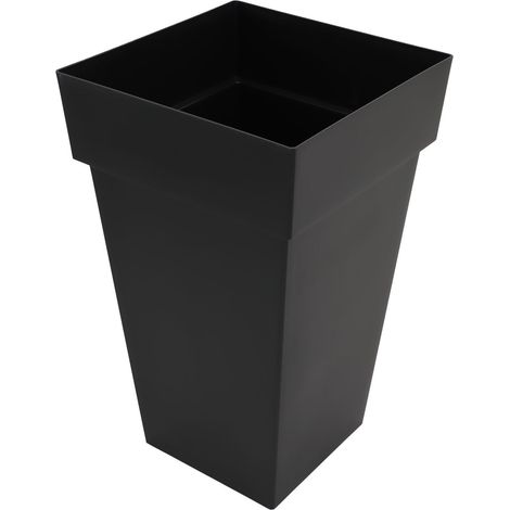 Vaso alto melrose 40x40x65 antracite