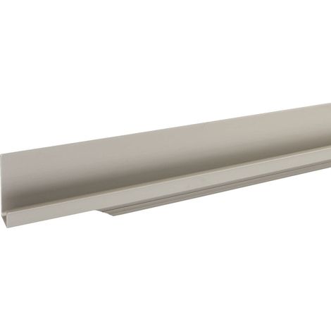 Poignée de porte de placard Effet acier inoxydable 1095 mm Bande profilée pour fraisage de façades de meubles Aluminium 795 mm