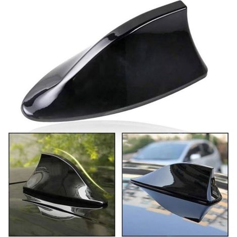 Antenne Aileron De Requin - Antenne Radio AM FM Universelle Pour Voiture - Fixation Auto-Adhésive Sans Perçage - 1 Pièce (1/4)