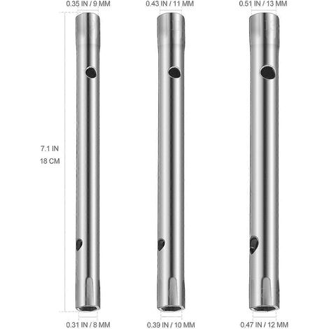 Ensemble de 3 outils Yardwe pour l'installation et l'entretien des robinets et fers à cheval (manchon monobloc). (1/5)