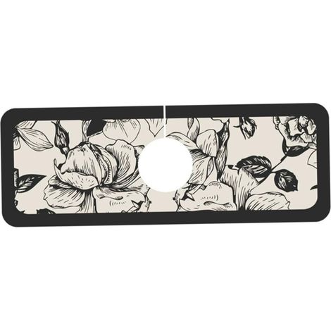 Spritzschutzmatte für Küchenspüle (38 x 12,7 cm) - Diatomeen-Schlamm-Absorber - Ablaufhahn (1/5)
