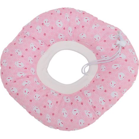 Beyamis Oreiller protège-oreilles avec trou, en coton doux, pour soulager la douleur et la pression, idéal pour les personnes dormant sur le côté (rose). (1/5)