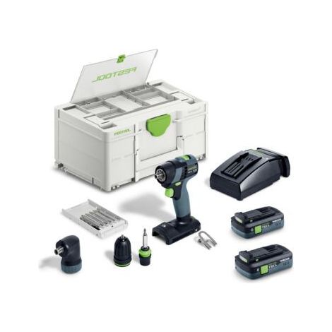 Festool Akku-Bohrschrauber TXS 18 TBX4,0 I-Set, 2x 4,0 Ah TBX und Ladegerät im Systainer (1/4)