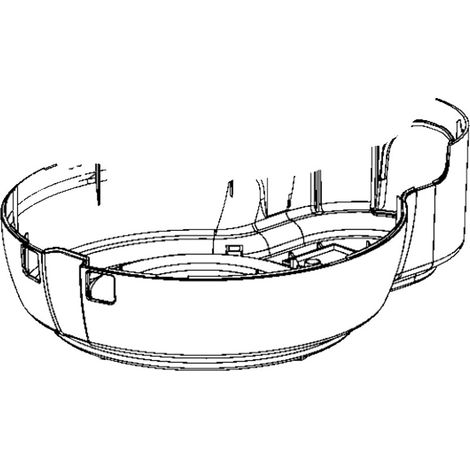Ersatzteil - Weißer Körper + Verkleidung -  - TEFAL, SEB