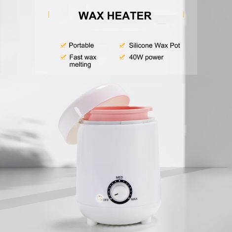 Mini fondeur de cire à main pour épilation à la cire chaude, 200ml, avec Pot intérieur en Silicone (1/5)