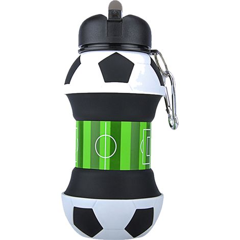 Bouteille À Eau Pliable - En Silicone Alimentaire - Pour Voyage Et Activités Extérieures - 500 Ml (1/5)