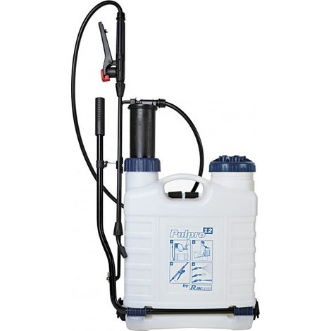 Ribiland – Pulvérisateur à dos 14,5L – Pression entretenue – Tuyau flexible 1,20m – Lance en fibre de verre – PRP119D