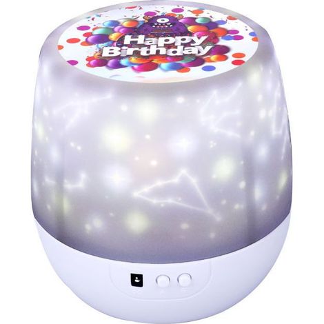 Veilleuse LED projecteur ciel étoilé, lampe d’aide au sommeil projection étoiles (1/4)