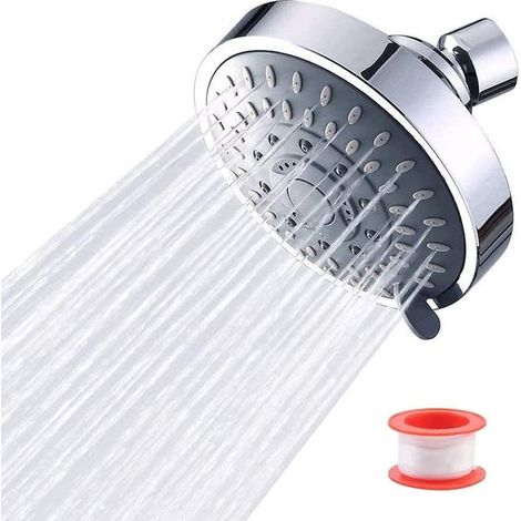 Doccia a pioggia regolabile con 5 tipi di getto. Un'esperienza spa di lusso per bagni, case e hotel facile installazione. (1/5)