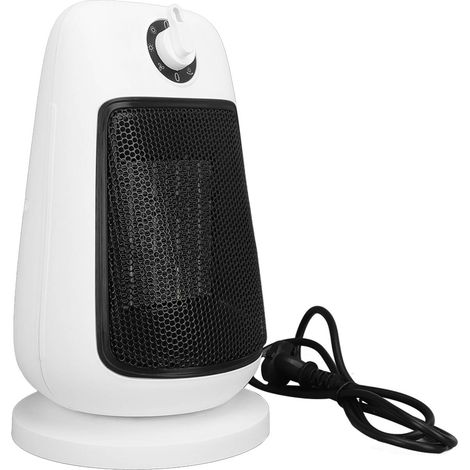 Radiateur électrique PTC avec contrôle de température, protection contre la surchauffe, petit chauffage pour salon et chambre, prise EU 220-240V (1/5)