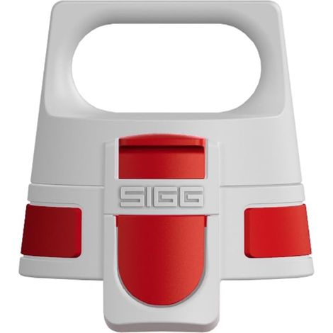 Sigg WMB ONE Top Red Tappo a vite giallo (misura unica), borraccia tappo di ricambio, Tappo borraccia ricambio, innovativo tappo ermetico che si usa con una mano (1/3)