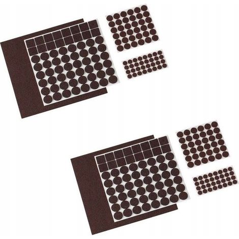 Parkside ALMOHADILLAS DE FIELTRO PARA MUEBLES Y SILLAS, AUTOADHESIVAS, marrón, 133 uds. (1/3)