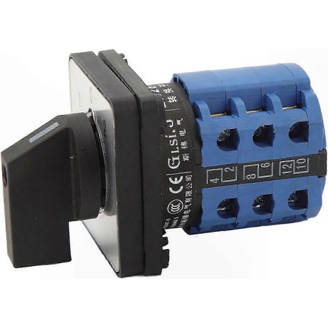 Commutateur de transfert de puissance à 3 positions pour systèmes à double tension, sélecteur CC 220 V CA 380 V (1/4)