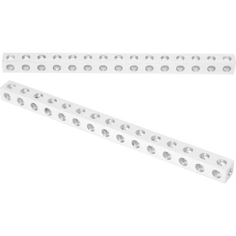 8 x 8 x 120 mm Roboterstruktur, 15 Löcher, Vierkantträger, Teilenummer 3106‑0015‑0120, Zubehör (1/5)