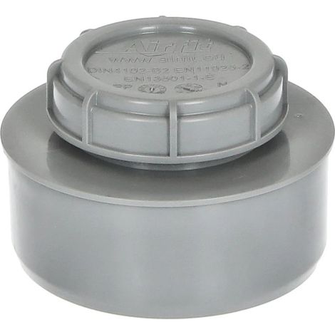 airfit bouchon d'extrémité DN 90 avec capuchon à vis, gris