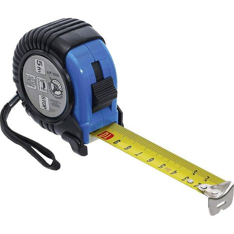 m Ruban 5 m x 25 mm - Précision et Robustesse pour Mesures Faciles, Acier, Pro - D-Work
