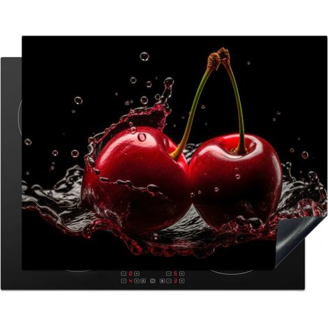 PROTEZIONE PER PIANO COTTURA A INDUZIONE Ciliegia - Rosso - Frutta - Acqua - Nero 77x59