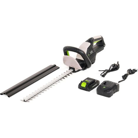 Taille-Haie sans Fil 20V – Taille Haie avec Lame en Acier de 45,5cm – Double Interrupteur de Sécurité, épaisseur de Coupe de 16 mm (1/5)
