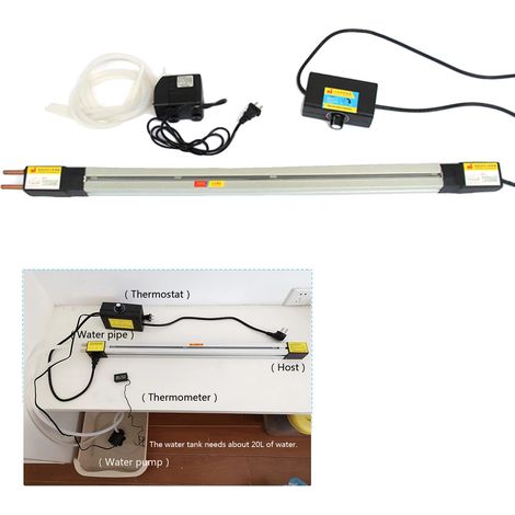 Plieuse à chauffage acrylique, 49 pouces (125 cm), 220V, 1500W, Épaisseur de pliage à chauffage 1-6mm, Longueur de chauffage efficace 1220mm (1/5)