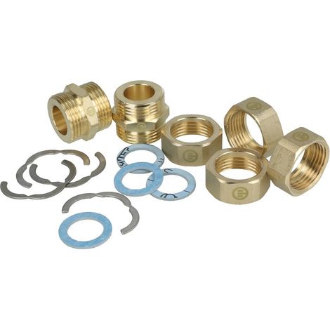 Kit de raccords 1/2'' pour tuyau ondulé solaire DN12