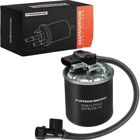 Filtro carburante, altezza 124 mm, diametro esterno 86,5 mm, diametro ingresso 10 mm, diametro uscita 8 mm, compatibile con Mercedes-Benz (1/5)