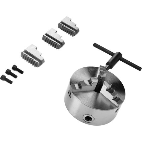 Kit de pièces de rechange pour mandrin de tour autocentrant à 3 mors en métal avec clé K11-125 (1/5)