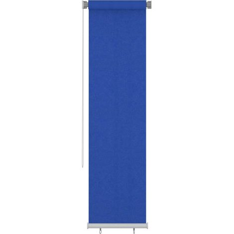 vidaXL Store roulant d'extérieur 65 (l) x 230 (H) cm HDPE bleu (1/5)