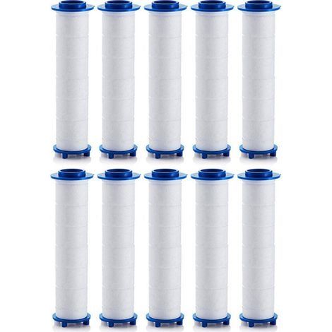 10PCS Filtre de Douche de Rechange pour - Filtre à de Douche à Haut Rendement pour éLiminer le Chlore et le Fluorure Accueil (1/5)