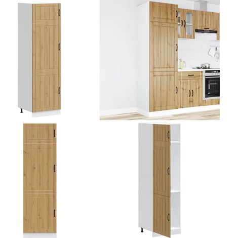 vidaXL Küchenschrank Lucca Artisan-Eiche Holzwerkstoff (1/5)