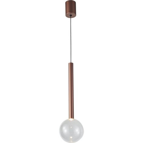 Lampada a sospensione Alinos Italux rame LED 6W 3000K