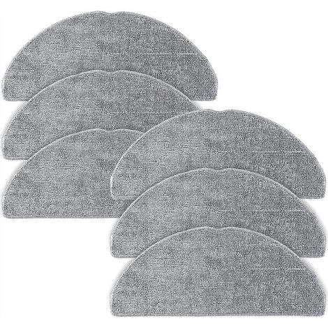 Lot de 6 chiffons de nettoyage en microfibre réutilisables compatibles avec les aspirateurs robots M5/M5+/L5/L5+. (1/5)