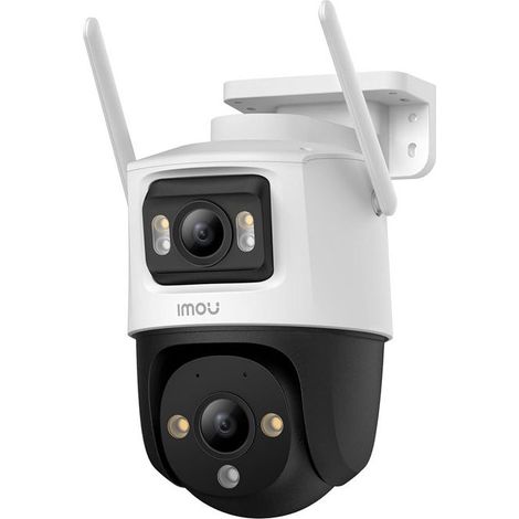 Imou telecamera ip poe 6mp doppia lente, esterno, visione notturna smart color 30m, rilevamento ai persone veicoli, audio bidirezionale, IPC-PS70FP-6M0