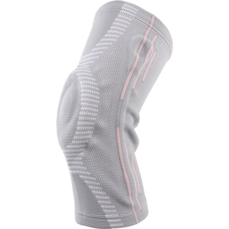 Genouillère de compression avec coussinet rotulien et stabilisateurs latéraux, orthèse de genou pour déchirure du ménisque, grise, taille L (1/5)