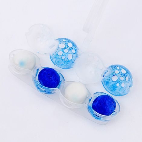 1 pastille nettoyante et détartrante pour cuvette de toilette, suspendue automatiquement, désodorisante, antibactérienne, pour réservoir et canalisations (1/5)