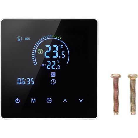 Contrôleur de température maximale 3500W, réglage de 5 à 60 ℃, Thermostat de contrôle à distance numérique LCD pour Tuya AC90V-240V, Type WIFI (1/5)