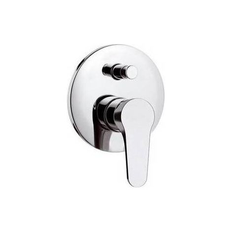 MISCELATORE MONOC. INCASSO CON DEVIATORE LINEA SURF Misura: Cromo