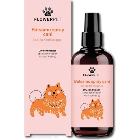 Après-Shampooing Spray Concentré pour Chiens, sans Rinçage, Action Démêlante, Idéal pour Adoucir et Faire Briller Le Pelage, avec Extraits de Chanvre, Avoine et Guar, 200 ML (1/5)