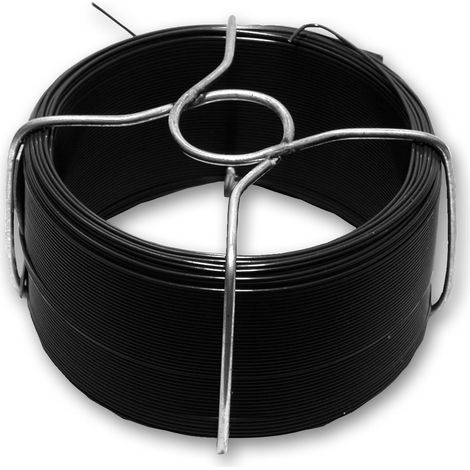 Filpack Chapuis - Filo metallico in acciaio plastificato, diametro esterno 0,8 mm, lunghezza 75 m, colore nero, alta durata, standard di qualità e sicurezza