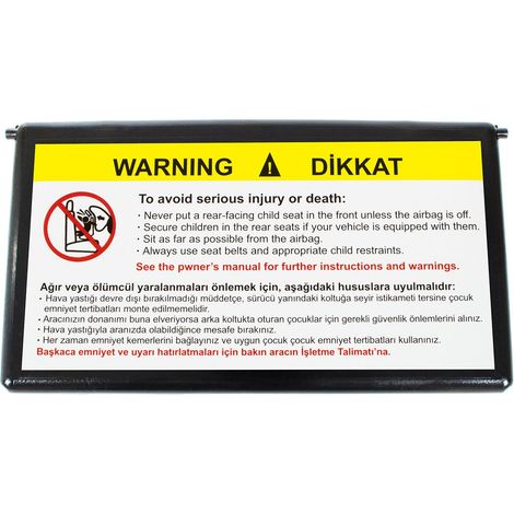 Cubierta de espejo retrovisor para parasol izquierda, color negro, para Mercedes Clase C W203 (2000-2007) (1/2)