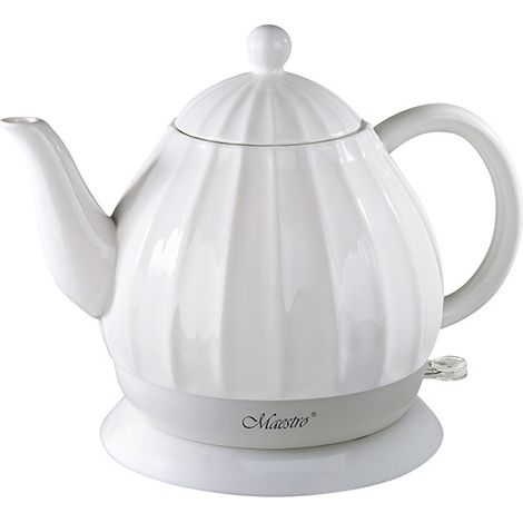 Bouilloire électrique Feel-Maestro MR070 1,2 L 1200 W Blanche (1/5)