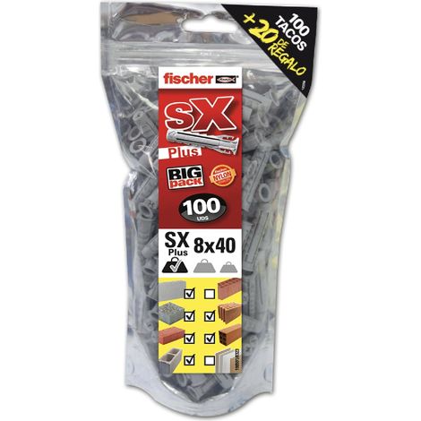 Cheville murale, gris, 8 x 40 (1/2)