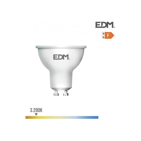 Spot LED GU10 5W Dicroïque équivalent à 35W - Blanc Chaud 3200K