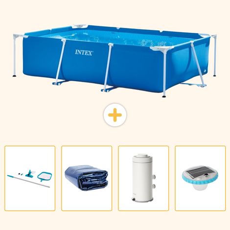 Intex Piscine Tubulaire Rectangulaire - 300x200x75 cm - 5-pièces S131 (1/5)