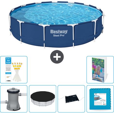 Bestway Steel Pro Rund - 396x84 cm - 7-teilig S273