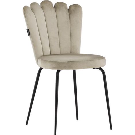 Limhamn Esszimmerstuhl Velour beige.