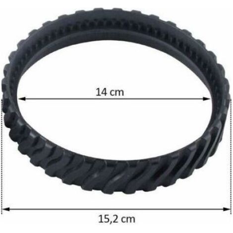 4 Chenilles Noir pour Zodiac MX6/MX8 – Remplacement Compatible Piscine Creusée (1/4)