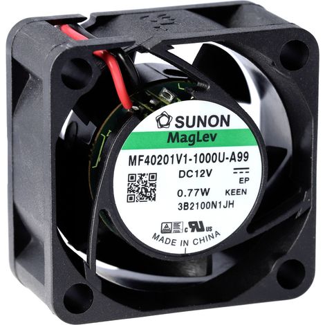 Sunon D04154670G-00 Axiallüfter 12 V/DC 15.11 m³/h (L x B x H) 20 x 40 x 40 mm