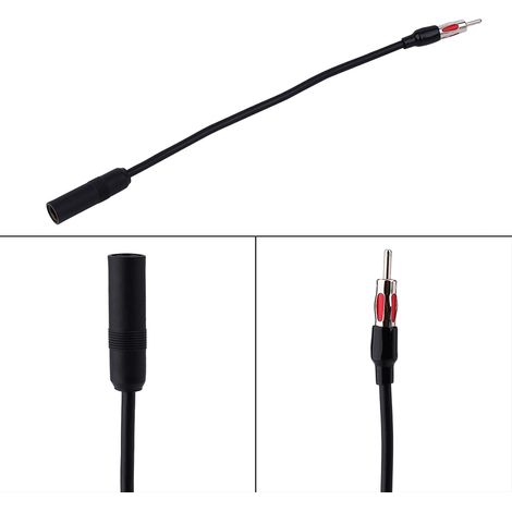 Câble d'extension adaptateur d'antenne mâle-femelle pour autoradio (1/5)