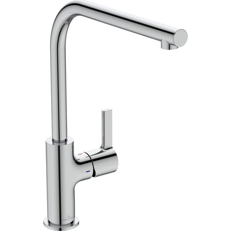 Villeroy & Boch Variaro rubinetto da cucina. Rubinetto da cucina ad alta pressione. altezza bocca 303 mm. girevole a 360°. per lavello. risparmio idrico con 8.7 l/min. montaggio rapido – Cromo (1/4)